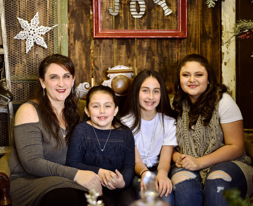 Owner Lena with her girls, Ali, Mia, and Eva (left to right)